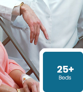 A modern hospital building